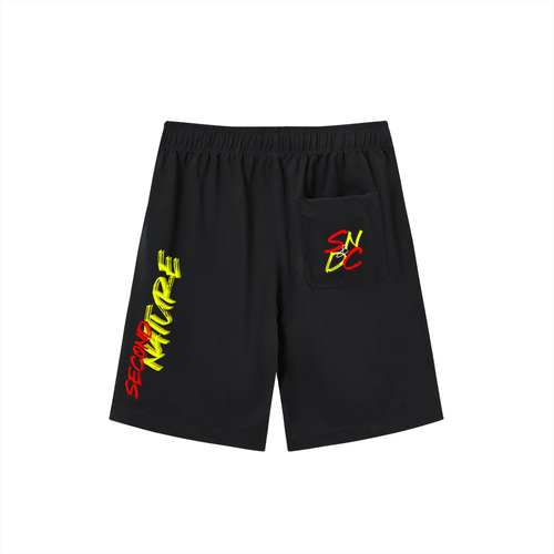 shorts,yellow,red,mens